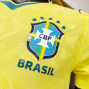 🇧🇷 Camisa Brasil 26/27 Amarela – Versão Jogador | Pronta Entrega