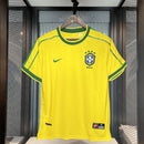 Camisa Retrô Brasil 1998 Amarela – Personalizável Nome e Número