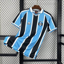 Camisa Grêmio Retrô 2001 Listrada Azul – Edição Clássica Versão Torcedor