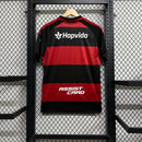 Camisa Flamengo 2026/27 Home Vermelha e Preta | Versão Torcedor | Masculina | Personalizável- Patrocinadores