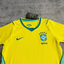 🇧🇷👶 Kit Infantil Brasil 26/27 Amarelo – Camisa + Shorts | Pronta Entrega
