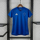 Camisa Cruzeiro 2026/27 Azul Feminina – Versão Torcedora Personalizável