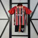 Kit Infantil São Paulo 2025/26 – Camisa + Shorts – Frete Grátis