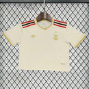 Cropped Flamengo Feminino Bege | Estilo Torcedor | Personalizável