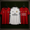 Kit Cristiano Ronaldo (3 Camisas) | Portugal, Real Madrid e Manchester United + Frete Grátis
