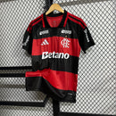 Camisa Flamengo 2026/27 Home Vermelha e Preta | Versão Torcedor | Masculina | Personalizável- Patrocinadores