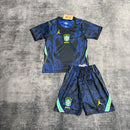 🇧🇷👶 Kit Infantil Brasil 26/27 Azul – Versão Torcedor | Pronta Entrega