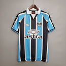 Camisa Grêmio Retrô 2000 Listrada Azul – Edição Clássica Versão Torcedor
