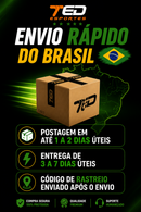 Regata Brasil Feminina Copa 2026 – Ribana Bordada Premium + FRETE GRÁTIS