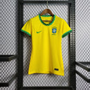 CAMISA DA SELEÇÃO BRASILEIRA AMARELA FEMININA 2021 + FRETE GRÁTIS