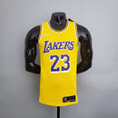 Regata Los Angeles Lakers LeBron James Nº 23 - Torcedor - Masculina - Amarelo