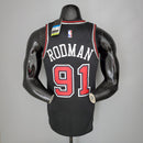 Regata Chicago Bulls 2021 - 91 RODMAN - Preto