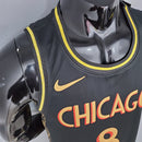Regata NBA Chicago Bulls - 8 LAVINE - PRETO