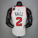 Regata Chicago Bulls 2021 nº 2 BALL - Branco