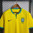 CAMISA DA SELEÇÃO BRASILEIRA AMARELA MASCULINA COPA DO MUNDO  2022 + FRETE GRÁTIS