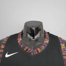 Regata Brooklyn Nets City Jérsei Harris Nº 12 - Torcedor - Masculina - Preta