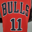 Regata Chicago Bulls 75a Anniversary DeRozan Nº 11 - Torcedor - Masculina - Vermelha