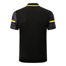 CONJUNTO POLO BORRUSIA DORTMUND BLACK + FRETE GRÁTIS
