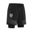 Bermuda Masculina Dry Fit Ayr Effect para Treino 2 em 1 / Short Profissional + FRETE GRÁTIS