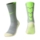 Meia Antiderrapante de Compressão Cano Alto para Futebol