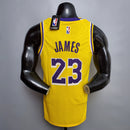 Regata NBA Los Angeles Lakers Amarelo 2021 - Modelo Torcedor